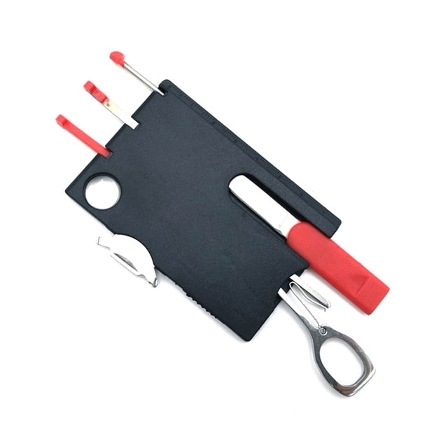 Portable Hiking Card Tools Gear